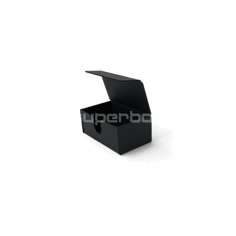 Schwarze Geschenkbox in Visitenkartengröße