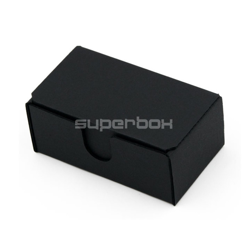 Schwarze Geschenkbox in Visitenkartengröße