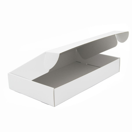 Große weiße Geschenkbox mit matter Laminierung
