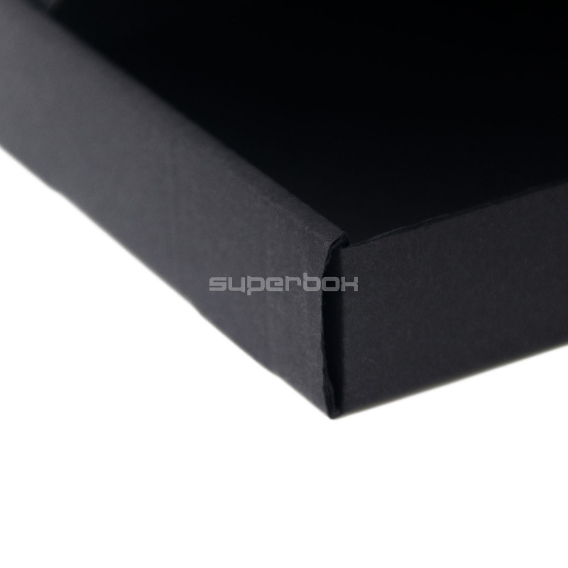 Flache schwarze matte Geschenkbox für Elektronik