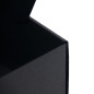 Schwarze A5 Geschenkbox mit Fenster | 220x150x85 mm | Superbox