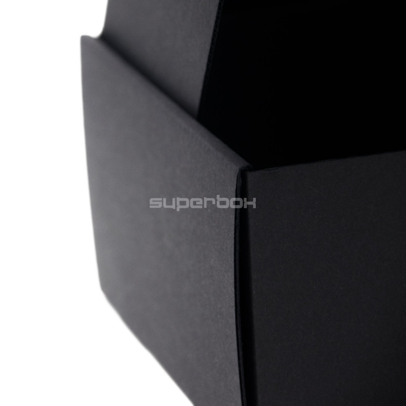 Schwarze A5-Geschenkbox, 85 mm Höhe