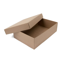 Mehrzweck-Geschenkbox braun, Boden-Deckel
