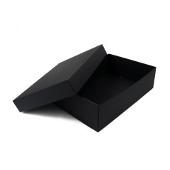 Mehrzweck-Geschenkbox schwarz, Boden-Deckel