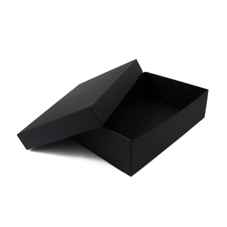 Mehrzweck-Geschenkbox schwarz, Boden-Deckel