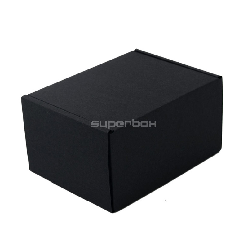 Kleine schwarze Pizza-Stil-Postbox