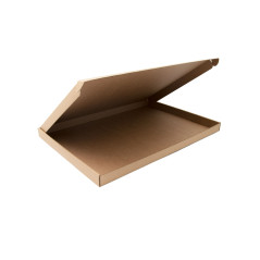 Braune flache A4-Geschenk- oder Versandbox