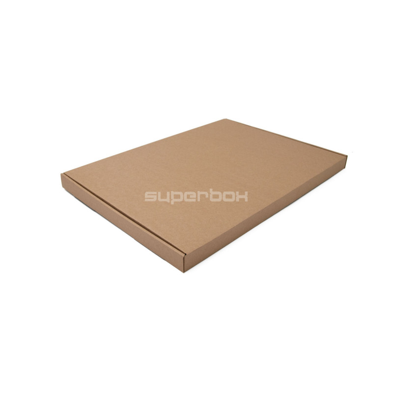 Brown Flat A4 Box