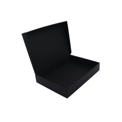 Klappdeckel schwarze Geschenkbox im A4-Format
