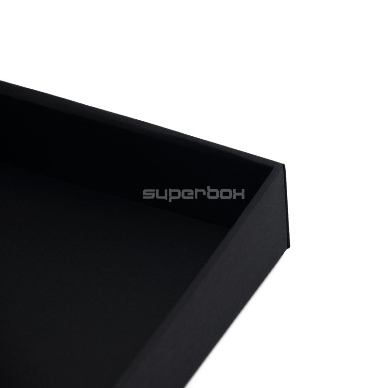 Klappdeckel schwarze Geschenkbox im A4-Format