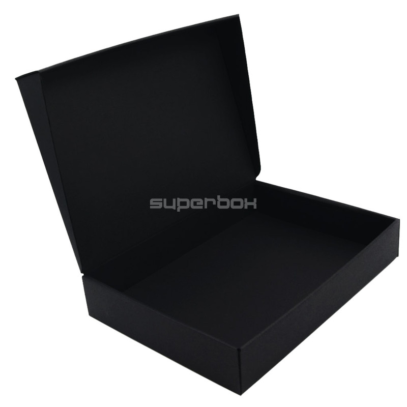Klappdeckel schwarze Geschenkbox im A4-Format