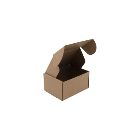 Kleine braune Pizza-Stil-Postbox
