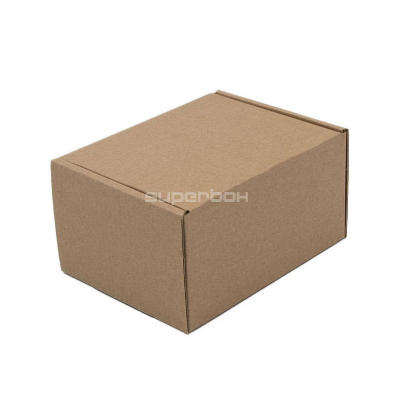 Kleine braune Pizza-Stil-Postbox