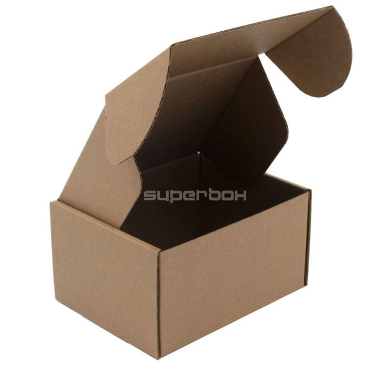 Kleine braune Pizza-Stil-Postbox