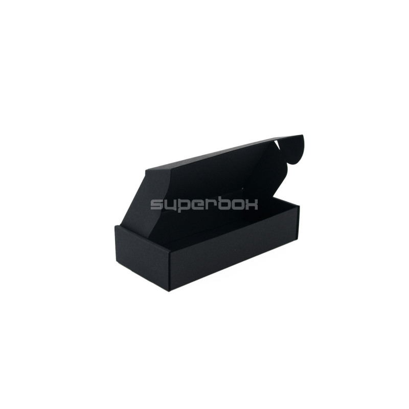 Kleine längliche schwarze Geschenkbox