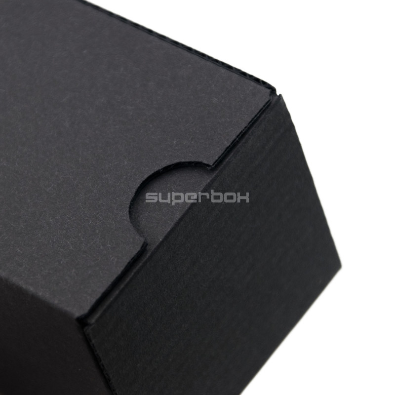 Schwarze Geschenkbox für einen langen Regenschirm