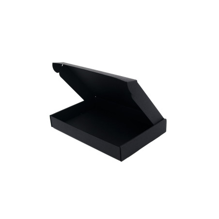 Kleine matt-schwarze Geschenkbox, 3 cm hoch