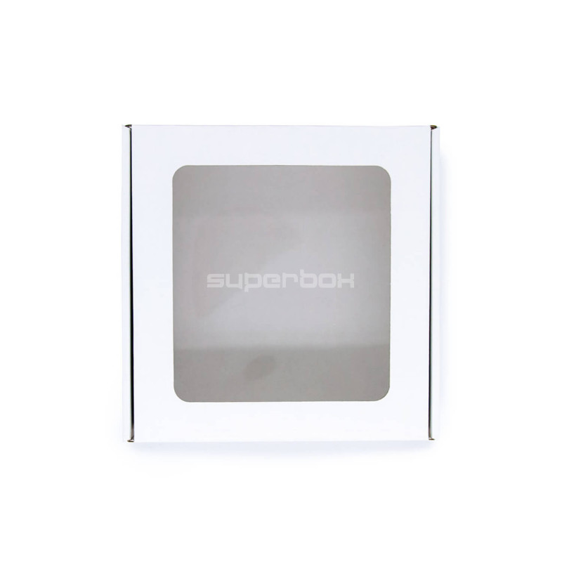 White Box with a PVC Window for Packing Sauce Jars White Box with a PVC Window for Packing Sauce Jars