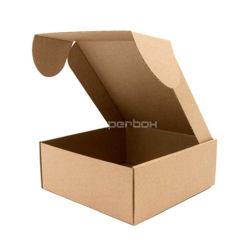 Braune Versand- und Verpackungs-Quadratbox