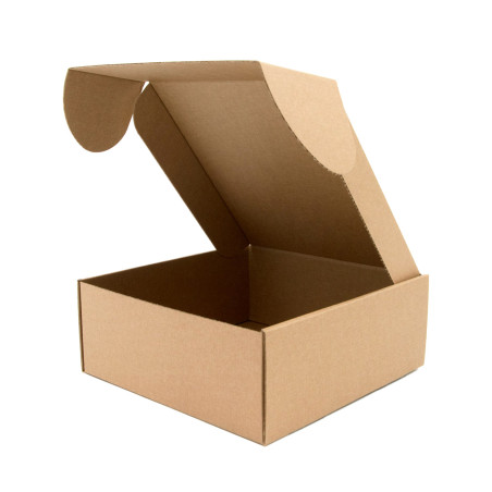 Braune Versand- und Verpackungs-Quadratbox