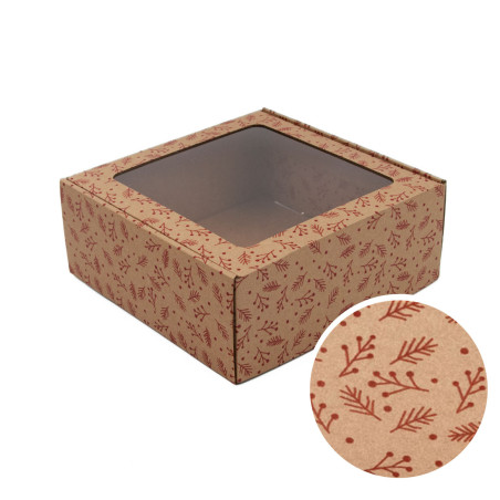 Brown Large Square Gift Box