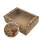 Brown Christmas Box Folded Brown Christmas Box Folded