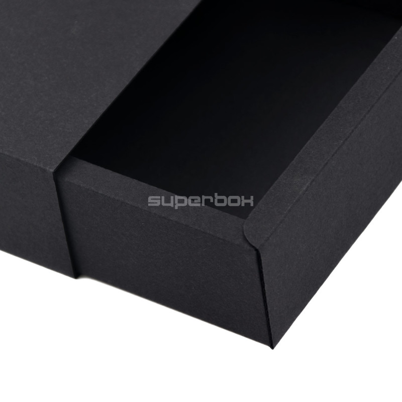 Schwarze Hülse Geschenkbox
