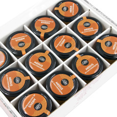 Weißes 12-Fächer-Einsatz für 21509 Box