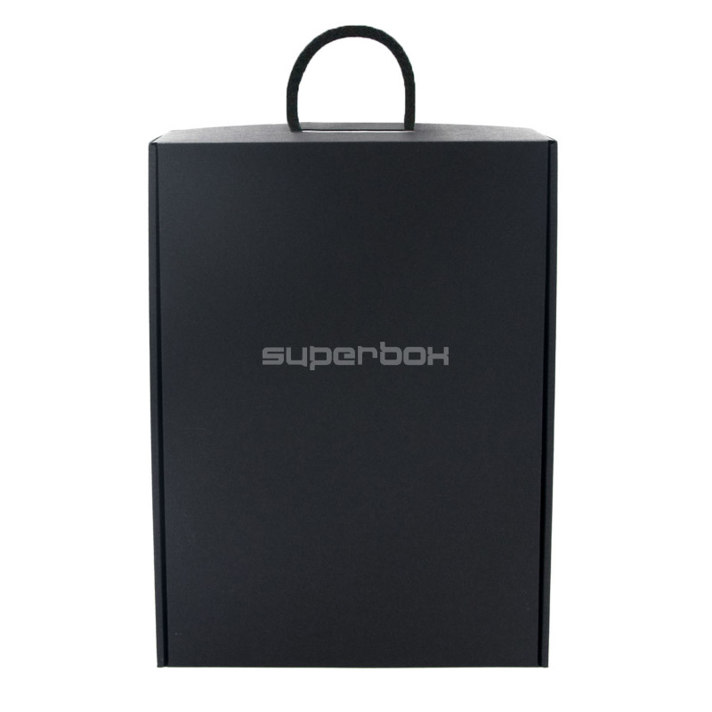 Black Gift Box with Handle Black Gift Box with Handle