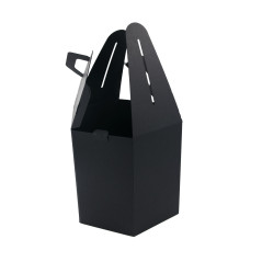 Schwarze Geschenkbox für litauischen Baumkuchen, 280 mm Höhe