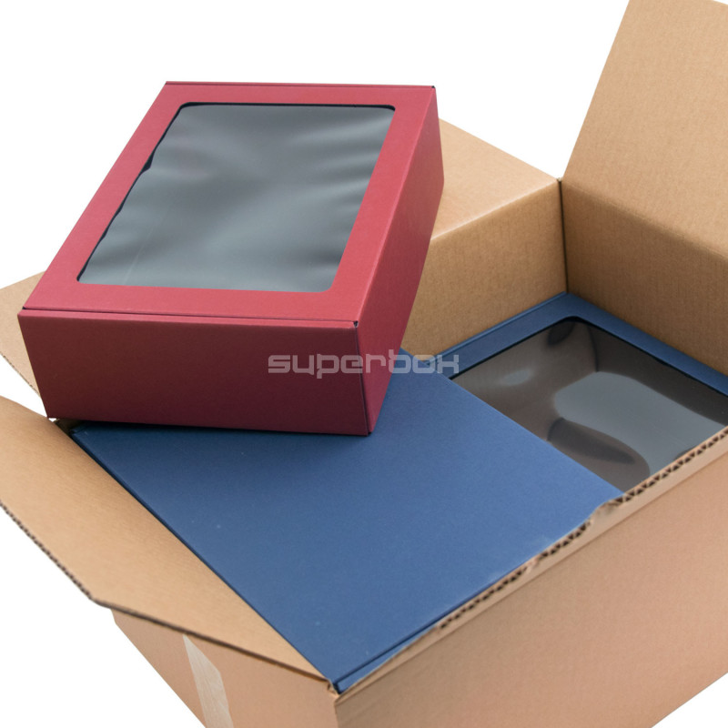 Versandverpackung zum Verpacken von 4 Boxen 21509