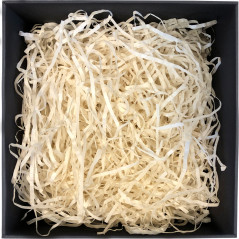 Kreminės spalvos popieriaus drožlės, 1 kg