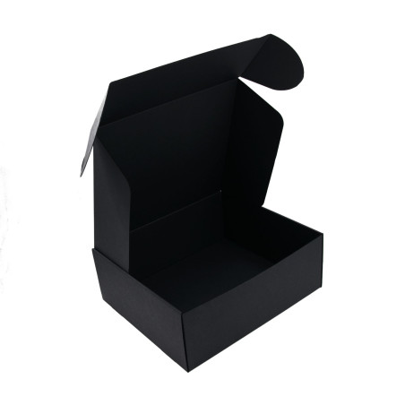 Schwarze große Geschenkbox, 13 cm hoch
