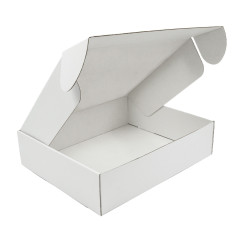 Weiße Geschenkbox für 3 Flaschen