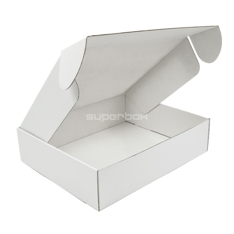 Weiße Geschenkbox für 3 Flaschen