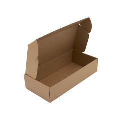 Braune lange Box für Versandartikel