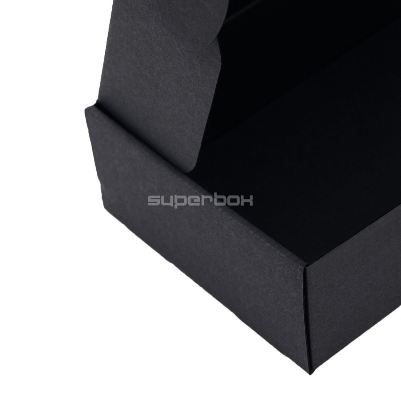 Schwarze elegante lange Geschenkbox
