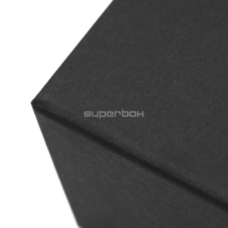 Luxuriöse stabile schwarze Klappdeckel-Box mit Magneten