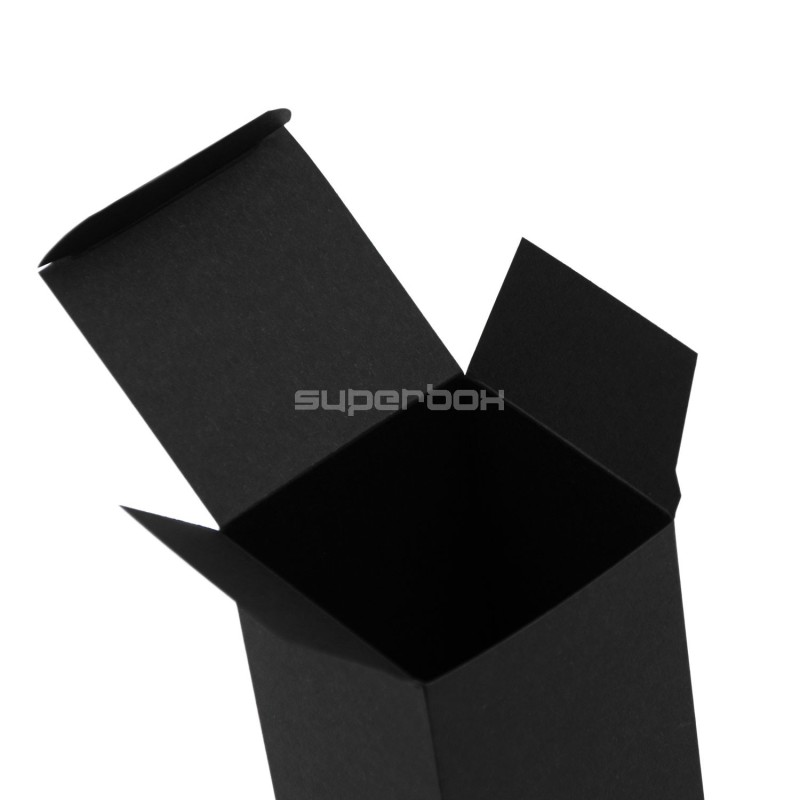 Schwarze schmale Box zum Verpacken von Handcreme