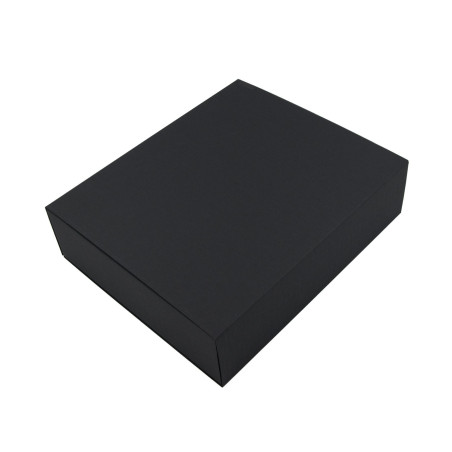 Schwarze luxuriöse Karton-Schiebehülle Geschenkbox
