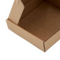 Braune Quadratische Box | 120x120x30 mm | Superbox