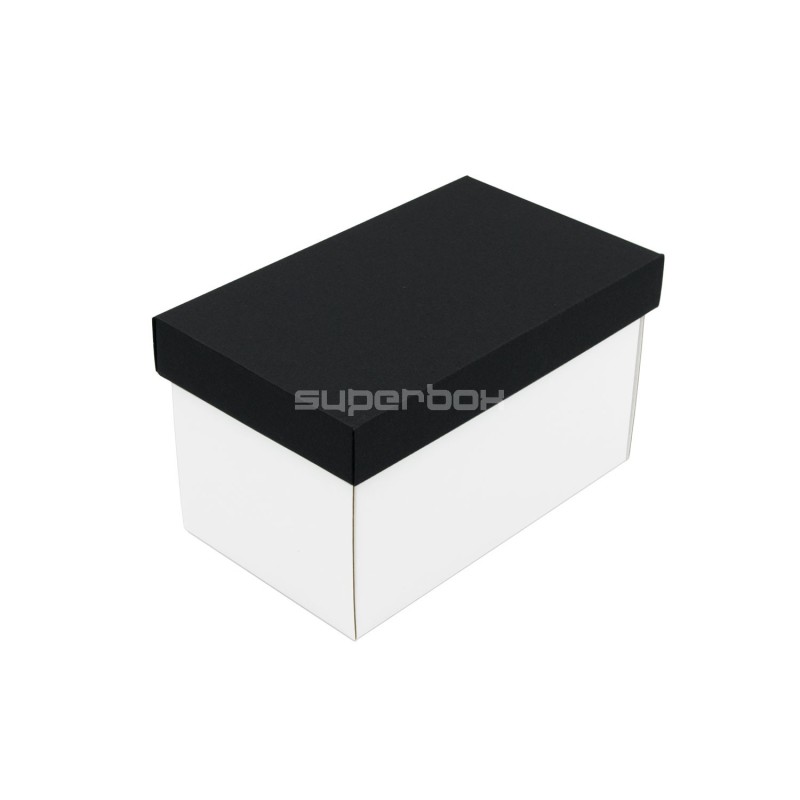 Cardboard Box with Black Lid