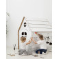Colored Large Cardboard Playhouse for Children FISHES Colored Large Cardboard Playhouse for Children FISHES