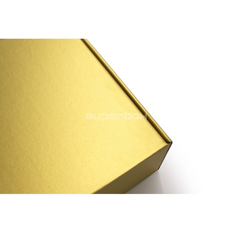 Metallic-goldene A4-Geschenkbox
