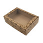 Brown Christmas Box Folded Brown Christmas Box Folded