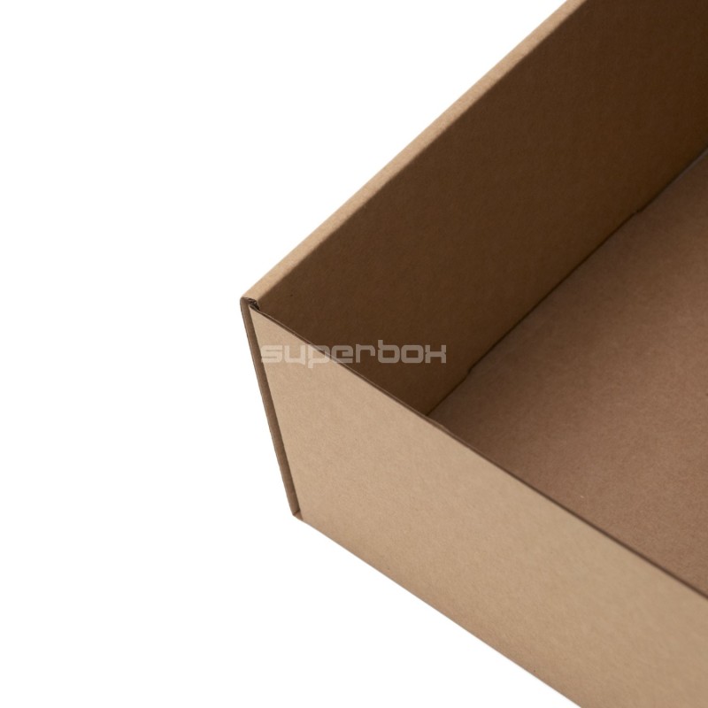 Verlängerte braune Geschenkbox für Versand