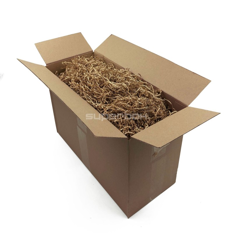 Starre Kraft-Papierwolle – 2 mm, 1 kg
