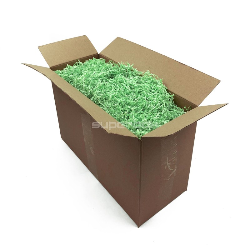 Starre minzfarbene Papierwolle – 2 mm, 1 kg