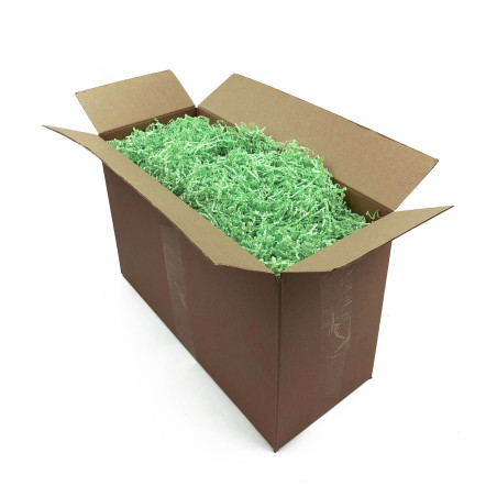 Starre minzfarbene Papierwolle – 2 mm, 1 kg