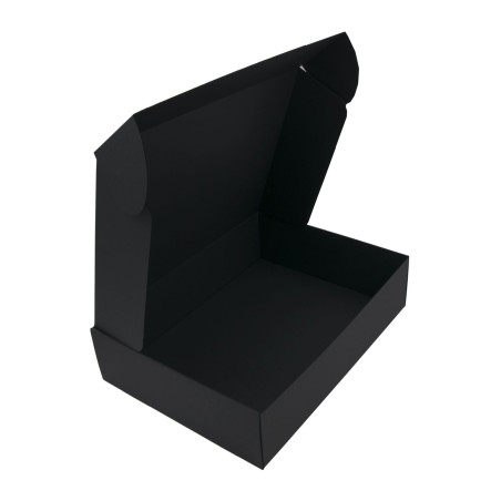 Schwarze sehr große Schnellverschluss-Geschenkbox für Bettwaren